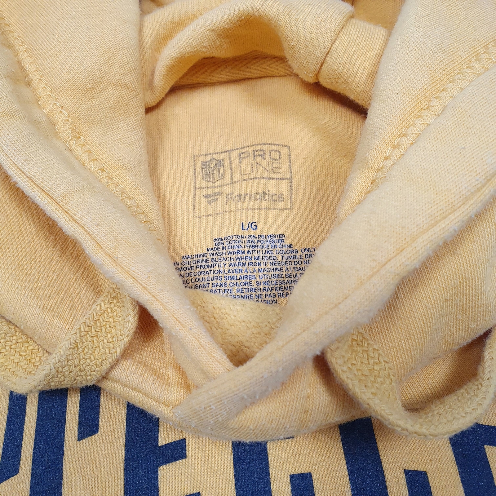 NFL Hoodie Pittsburgh Steelers American Football Jumper Sweatshirt Womens L image 2