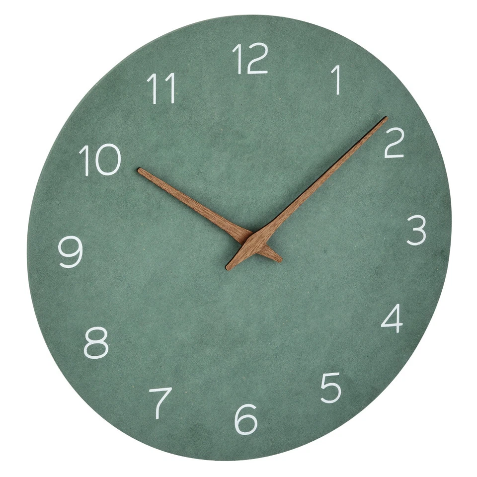 Analogiques Horloge Murale TFA 60.3054 Aspect de Bois 297 MM Quartz Balayage Bas - Photo 2/4