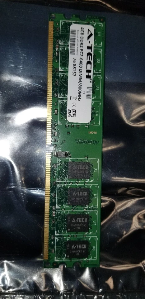 4GB DDR2 PC2-6400 800 MHz DIMM (Dell SNPK877JC/4G Equivalent) Desktop Memory RAM - Image 4 of 4