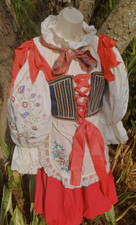 Vintage Czechoslovakian (Czech) Folk Costume (Singular) Hand Made 1950.s