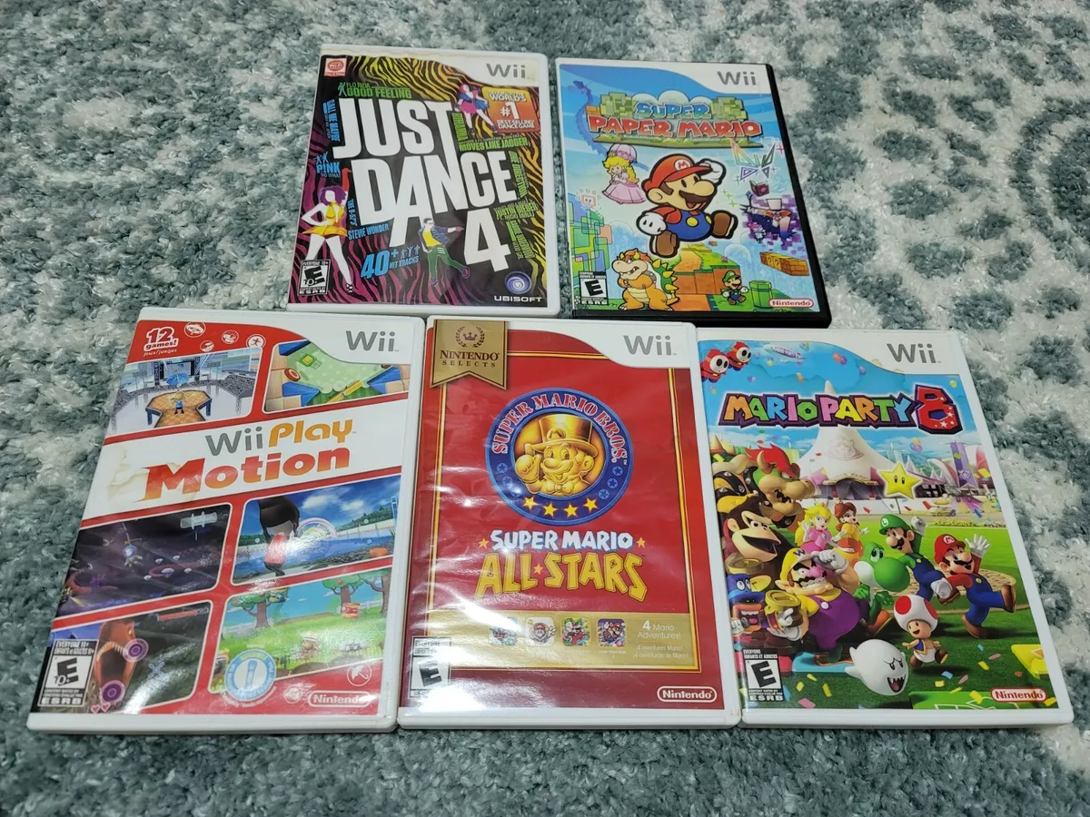 Wii Games - Super Mario and More with case and manual TESTED *CHOOSE YOUR  GAME