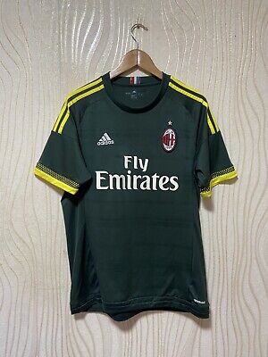 AC MILAN 2015 2016 THIRD FOOTBALL SHIRT SOCCER JERSEY ADIDAS AC MILAN 2015 2016 THIRD FOOTBALL SHIRT SOCCER JERSEY ADIDAS