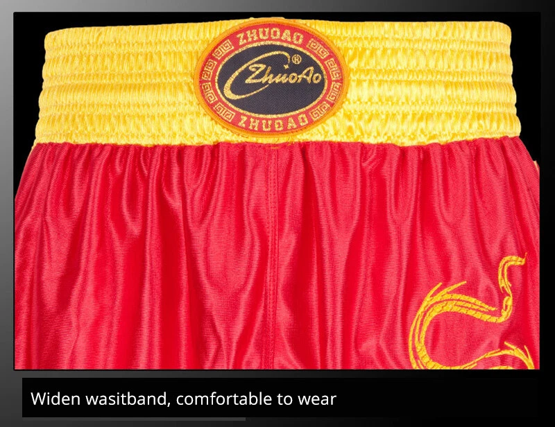 Muay Thai Fight Shorts Kick Boxing Pants Adult  Kid Training Shorts Breathable - Picture 15 of 28