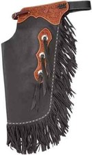 Leather Western Chinks / Chaps Soft Quality Horse Trail Riding All Sizes.