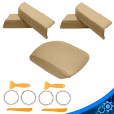 Door Panel Center Armrest Cover Console Lid Beige For Honda Pilot 2009-2015