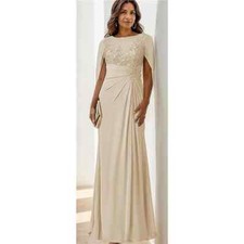 Mother of The Bride Dresses Pleated Sequins Plus Size Formal Evening Dress
