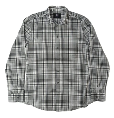 Dolce & Gabbana Mens Check Collar Shirt Slim 42 L - Image 1 of 4