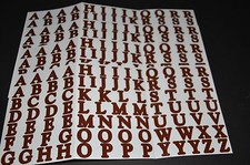 Creative Memories Brown Classic ABC Letter Stickers