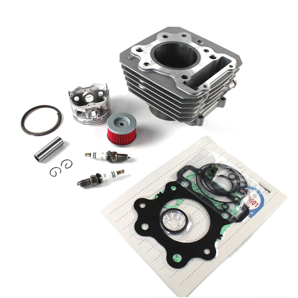 Cylinder Top End Rebuild Kit For Honda 1988-2000 TRX 300 Fourtrax FW 4x4 2x4 - image 3 of 4