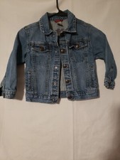 Vintage Oshkosh B Gosh Denim Jacket Design Inside Button Up With Pockets