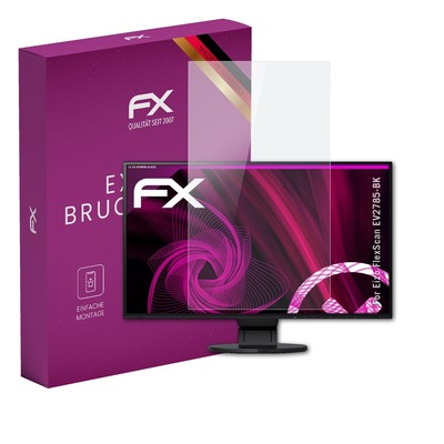 atFoliX Glasfolie für Eizo FlexScan EV2785-BK Displayfolie 9H Schutzpanzer