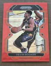 2021-22 Panini Prizm #203 Ruby Wave Prizm Devin Booker Phoenix Suns Mint