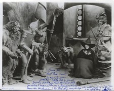 Margaret Hamilton ~ Signed Wizard of Oz Photo Wicked Witch Melting ~ PSA DNA