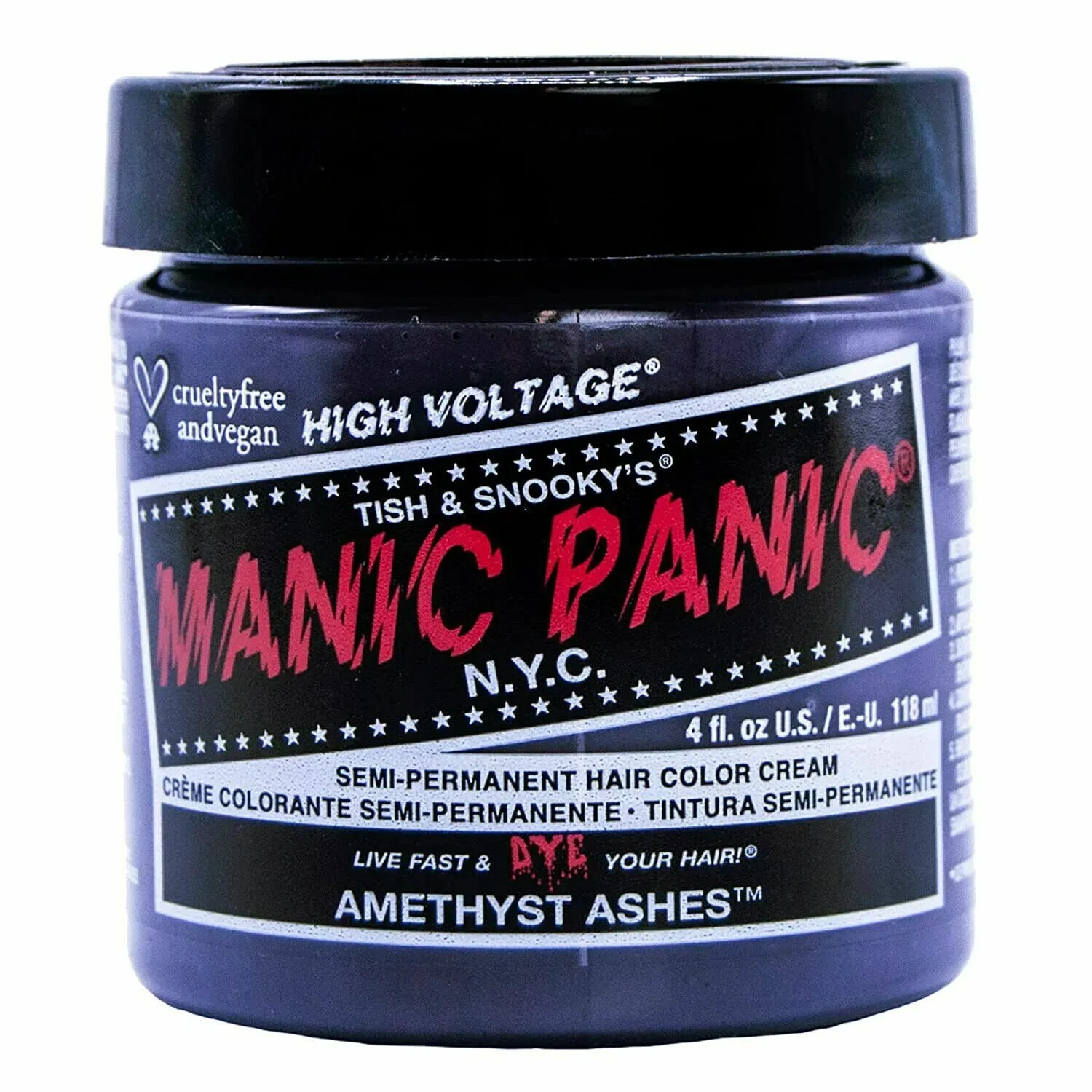 Manic Panic Amethyst Ashes Purple High Voltage Semi-Permanen