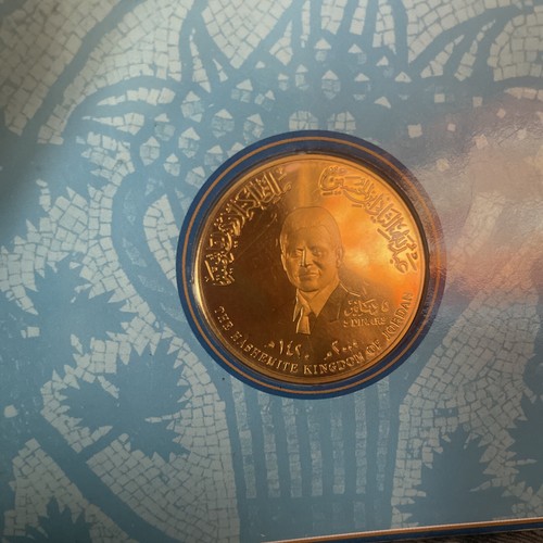 Jordan 5 dinars Abdullah II Millennium Baptism Jesus PL 69 NGC brass coin 2000 - Picture 5 of 5