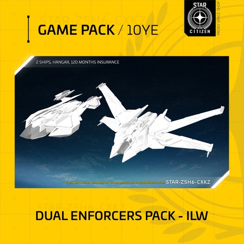 Star Citizen -  DUAL ENFORCERS PACK - 2 Ships + Hangar + 10 Years Insurance - Picture 1 of 12