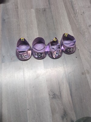 Build a Bear Workshop Lot of 2 pairs of Shoes Purple. B3