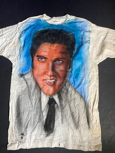 ELVIS PRESLEY 1993 ORIGINAL DESIGNER AIR BRUSHED TEE SHIRT NEW XL