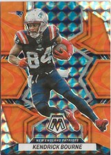 2022 Panini Mosaic Kendrick Bourne Orange Prizm SP New England Patriots
