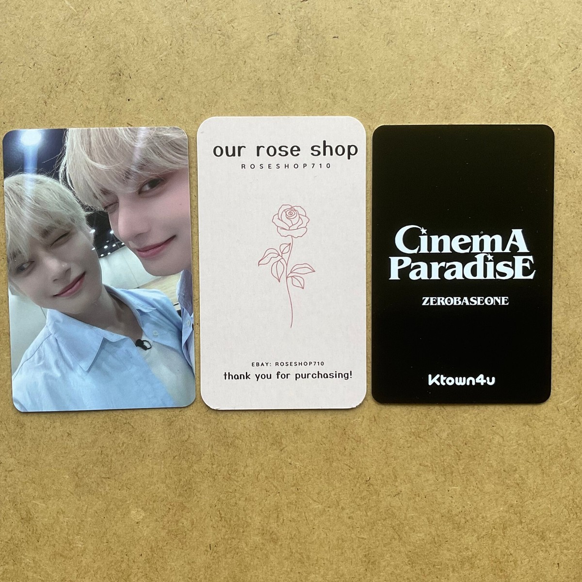 ZB1 Zerobaseone Cinema Paradise Ktown4U Mirror Official Preorder
