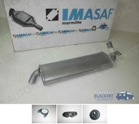 Imasaf Auspuff Endtopf für Fiat / Opel Doblo + Combo 1.4 Naturelpower + CNG