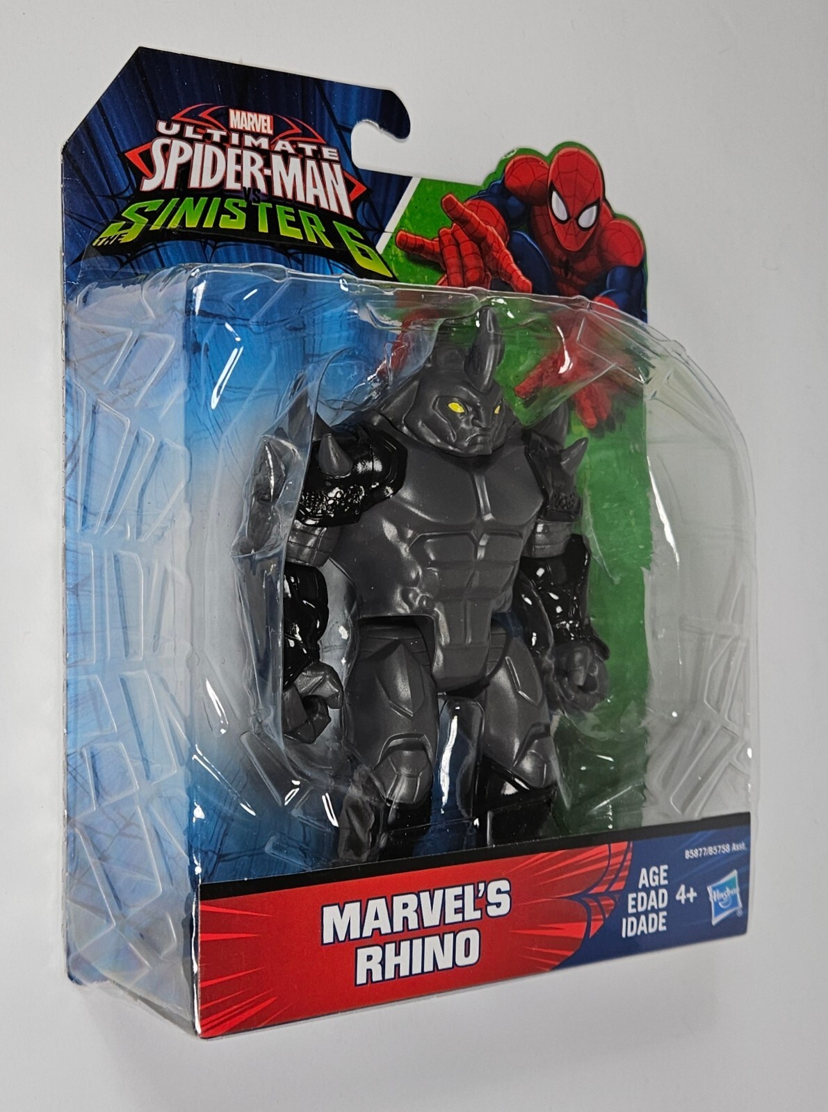 THE RHINO FIGURE ULTIMATE SPIDERMAN vs SINISTER 6 MARVEL MOSC HASBRO 5 ...