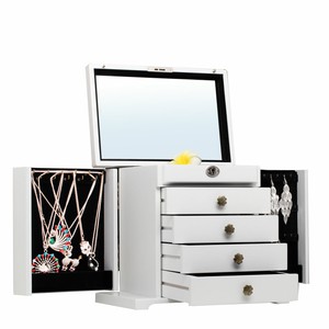 girls white jewelry box