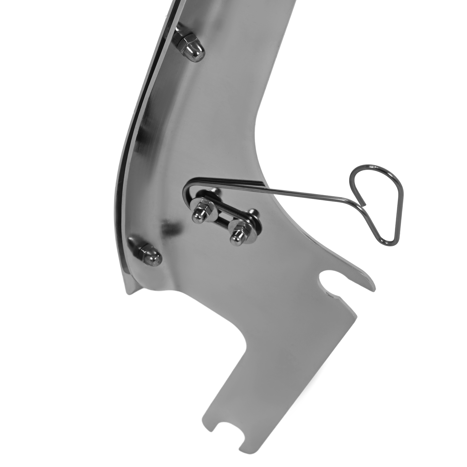 Windshield Windscreen Bracket Mount Kit Chrome For Harley Touring Road King FLHR 1994-2020 - View #3