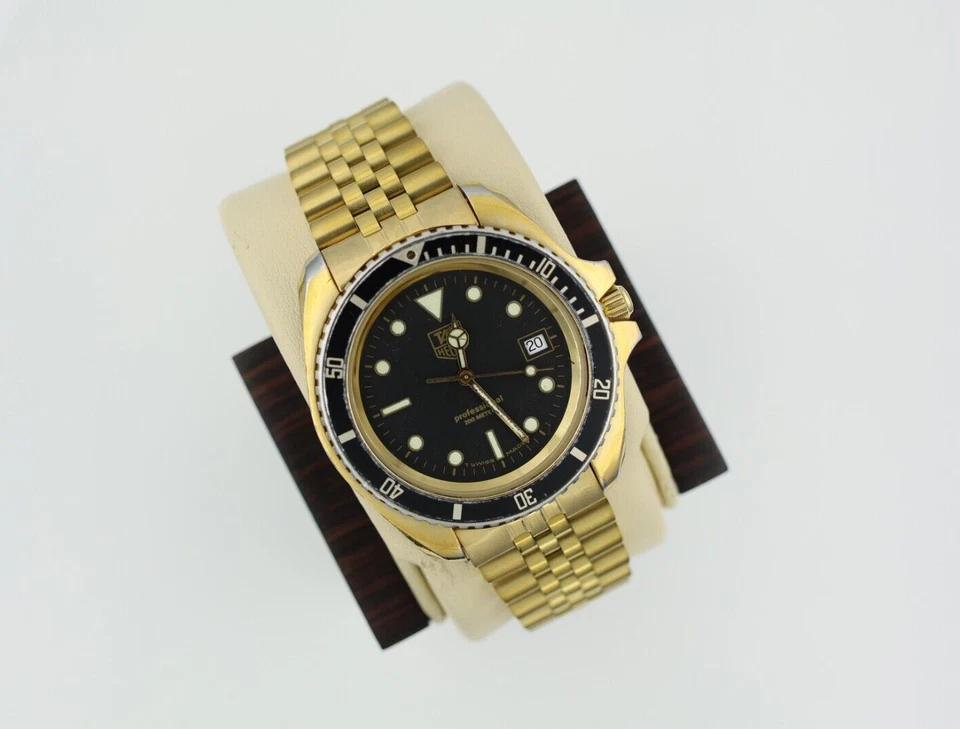 Tag Heuer 980.022 Mens 1000 Watch Black Gold The Wolf of Wall Street DiCaprio - Image 2 of 4