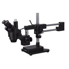 Microscope Stéréo Zoom Trinoculaire AmScope 7X-45X + Support À Double Bras