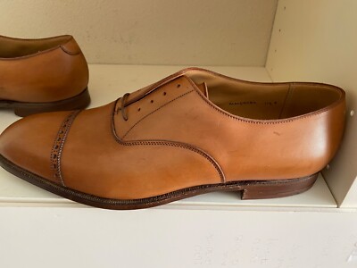 Crockett & Jones for Ralph Lauren cap toe oxford Shoes Brown US 11