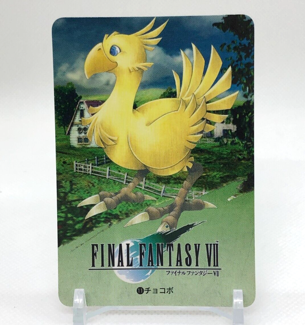 Chocobo Final Fantasy VII Carddass 1997 No11 SQUARE BANDAI Japan