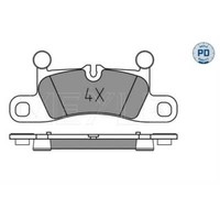Meyle BremsbeläGe Bremsbelegsatz Hinten FüR VW Touareg Porsche Cayenne