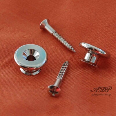 Tasti Cinghia Chitarra Tasti Cinghia Oversize Neri Per Chitarra E Basso - 2 Pezzi Con Viti Da 17 Mm, Vintage Forge Olympus 17 Mm - Foto 8