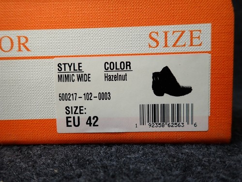 NEW Miz Mooz Mimic Wide Leather Ankle Boots Hazelnut EU 42 (SS37) - 第 2/6 張圖片