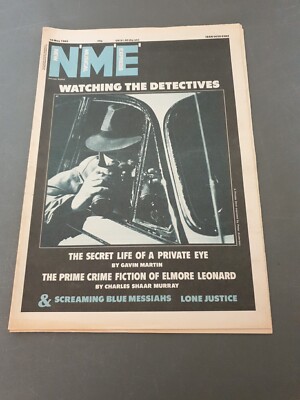 NME 18 May 1985  Private Eyes, Elmore Leonard, Screaming Blue Messiahs, Lone