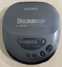 PARTS OR REPAIR - Sony Discman Model D-345 Portable CD Player