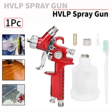 HVLP Mini Gravity Feed Air Nozzle Spray Paint Gun 125ML Cup F Furniture Painting