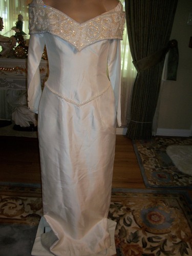 3pcs LOT NEW HIGH END DESIGNER BRIDAL GOWN WEDDING DRESS WITH & WITHOUT TAGS - Picture 2 of 7