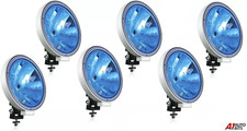 6x 12v/24v 9 " Pouce Rond Bleu Lentille Feux Lampes Brouillard Camion Cab 4x4