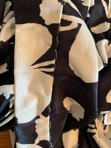 Olga Maxi Dress Size Small Womens Black White Butterfly 70s Psychedelic Vintage - Bild 17 von 17