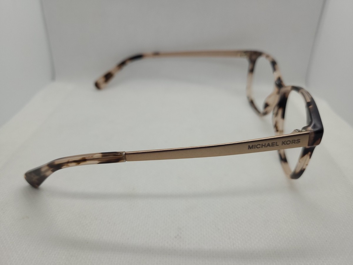 Michael Kors MK4035 Ambrosine Color 3205 Pink Tortoise 53-15-135 Michael Kors Ambrosine MK 4035 3205 Tortoise Pink Eyeglasses  main image 3