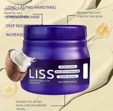 LuminoLiss crema para alisar el cabello con keratina acido lactico y aceite de c