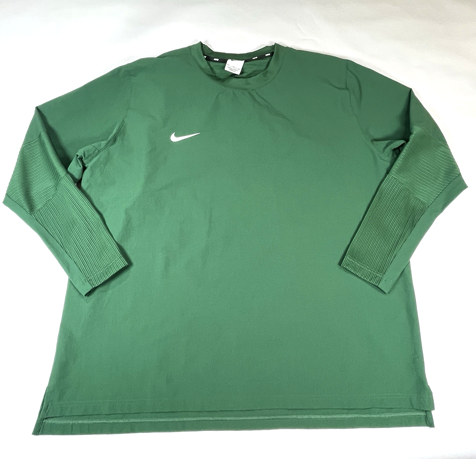 SACAI X NIKE Nike Dri Fit Giacca Uomo XL Verde Pullover Maglia Manica Lunga Fit Palestra Ventilata