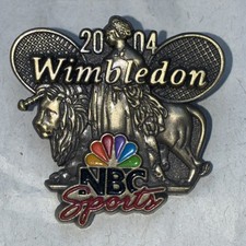 2004 Wimbledon Tennis NBC Sports Network Logo Network Executive Pin Guest