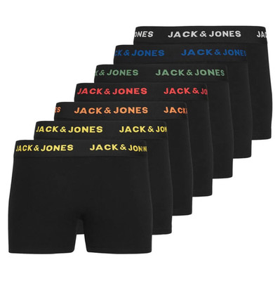 JACK & JONES Jungen Trunks 7er-Pack   Größe 176 - Bequeme Unterwäsche für Kids