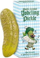 Yodeling Pickle 1 Pickle - 5" Sings Dill-lightful Musical Yodel Song Hilarious L