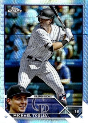 2023 TOPPS CHROME REFRACTOR SILVER BASEBALL CARD SINGLES ROOKIE RC YOU PICK