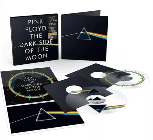 Pink Floyd, Dark Side Of The Moon 50th Ann Clear COLORED Vinyl /Picture Disc 2LP