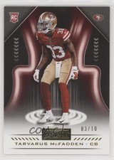 2018 Panini Playbook Rookies Gold 3/10 Tarvarus McFadden #174 xm5